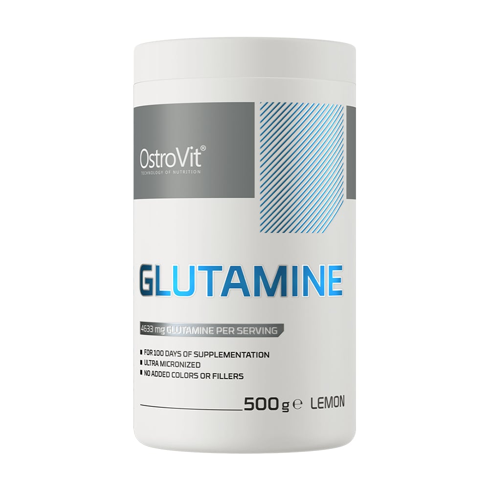 L-Глютамін OstroVit Glutamine зі смаком лимону, в порошку, 500 г